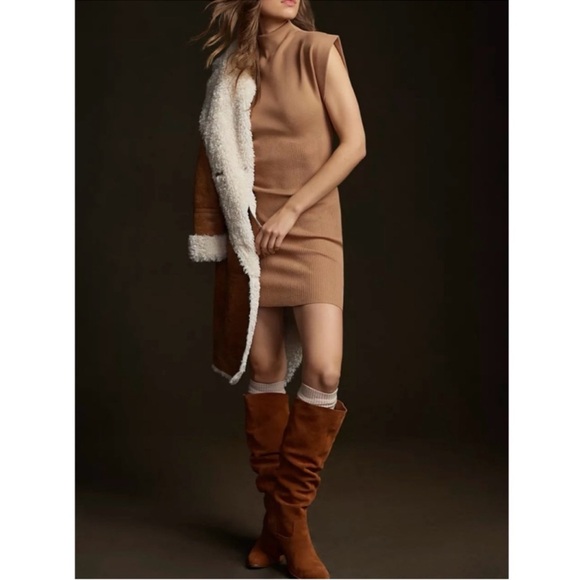 Anthropologie Dresses & Skirts - By Anthropologie Mock-Neck Mini Dress NWT XS